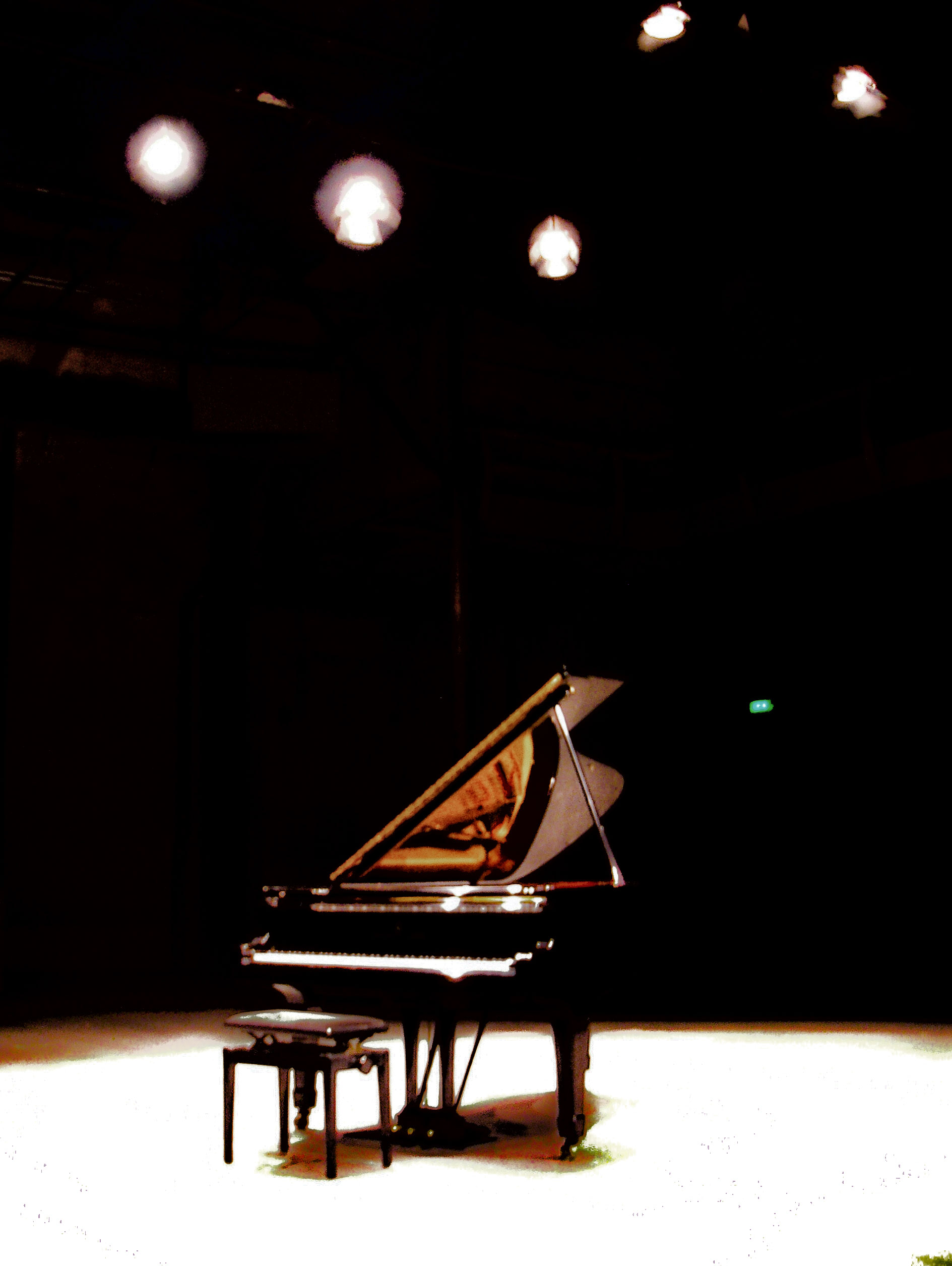 Die Angst des Klaviers vor dem Auftritt. Foto: Hufner
